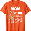 Giraffe Birthday Party by LazyPanda Giraffe Mom of the Birthday Girl Matching Family T-Shirt - Orange