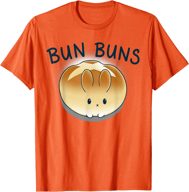 Bun Buns Bunny Rabbit T-Shirt in Orange