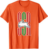 Cute Rabbits Lover Bunny Graphic T-Shirt in Orange