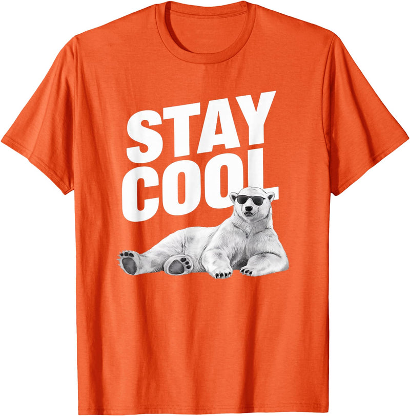 Tennessee Merchant Stay Cool Polar Bear T-Shirt - Orange