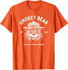 Giant Step Design Co. Vintage Smokey Bear Logo Only You Can Prevent Wildfires T-Shirt - Orange