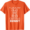 Rabbit Cuddle Bunny T-Shirt in Orange