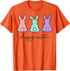 Happy Easter Bunny Rabbit Egg Hunt for Men, Women and Kids T-Shirt in Orange
