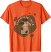 Cute Kawaii Merch Kawaii Chocolate Milk Cow T-Shirt - Orange