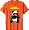 Panda Bear Lovers Clothing Panda Explorer T-Shirt - Orange