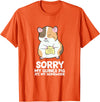 Cute Guinea Pig Tees And Gifts Sorry My Guinea Pig Ate My Homework Guinea Pig School T-Shirt - Orange