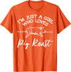 Cool Pig Roast Humor Quote Merch Pig Roast Apparel - Top Funny Roasts Lover Design T-Shirt - Orange