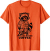 I'm scary before coffee raccoon halloween apparel I'm Scary Before Coffee T-Shirt - Orange