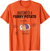 Sweet Anatomy of a Furry Potato Guinea Pig Gifts Anatomy Of A Furry Potato Guinea Pig Lover T-Shirt - Orange