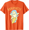 Sea Cows & Bananas Bananatee Manatee Banana Dugong Pun Funny Fruit T Shirt T-Shirt - Orange