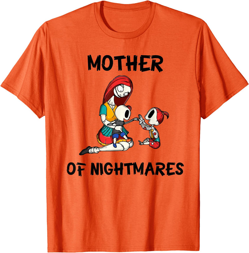 Mom Shirts Mother of Nightmares Graphic T-Shirt - Orange