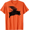 Flying Pig Shirt Pigs Will Fly Gift Idea Flying Pig T-Shirt Pigs Will Fly Gift T-Shirt - Orange