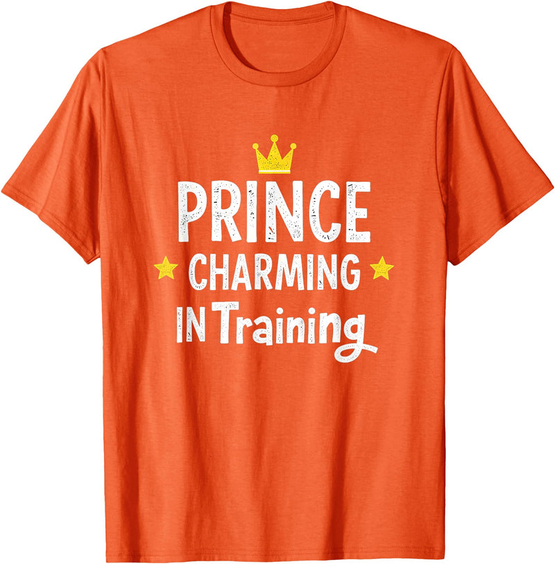 Prince Charming In Training Halloween Costume Prince Charming in Training Halloween T-Shirt - Orange