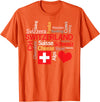 Simply Swiss Why I Love Switzerland T-Shirt - Orange