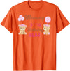 Family Birthday Bear Gifts Mommy of The Birthday for Girl Bear 1st Birthday Party Girl T-Shirt - Orange