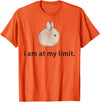 I Am at My Limit Rabbit T-Shirt in Orange