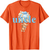 Beary 1st Birthday Boy Teddy Bear Matching Apparel Uncle Teddy Bear 1st Birthday Boy Family Matching T-Shirt - Orange