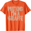 Giraffe Gift For Giraffe Lover Accessories & Stuff Cool Giraffe Art for Men Women Kids Toddler Giraffe Costume T-Shirt - Orange