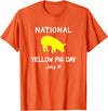 Porker Apparel Co National Yellow Pig Day T-Shirt - Orange
