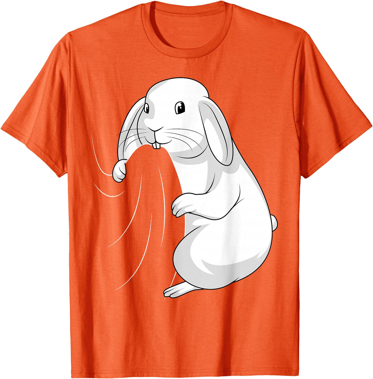 Rabbit Lovers Rabbit T-Shirt in Orange