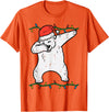 Christmas Shirts Pajamas PJ Men Women Kids Gifts Dabbing Polar Bear Dab Xmas Christmas Boys Kids Girl Youth T-Shirt - Orange