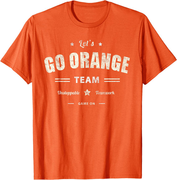 Winners Wear Oranje Halloween Hup Nederland Spirit LET'S GO ORANGE Team Summer Camp War Game Day My Dutch Color T-Shirt - As