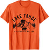 We Love Lake Tahoe - California Nevada Lake Tahoe California Nevada Mountains Bear Nature Vintage T-Shirt - Orange