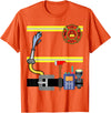 Easy lazy Costume by PequeKids Boys Girl Men Kid Women's Fireman Firefighter Lazy Costume T-Shirt - Orange