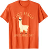 Llama Lovers Apparel Co. I Just Really Like Llamas OK Funny Llama Alpaca T-Shirt T-Shirt - Orange
