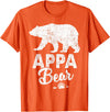 Appa Bear Fathers Day T-Shirt Funny Appa Bear Father's Day Shirt T-Shirt - Orange