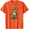 Teddy Bear swim trunks Cool Swim Trunks Teddy Bear Costume for Boys and Girls T-Shirt - Orange