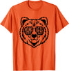 Funny Mothers Mama Bear Face Mama Bear Face Sunglasses Mother Mom Mommy T-Shirt - Orange