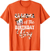 Love Family Matching Grandma Of The Birthday Boy Cow Farm 1St Birthday Boy T-Shirt - Orange