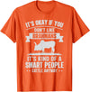 Funny Brahmans Gift for Men & Rancher Smart People Cattle Farmer - Cow Breeds Brahmans T-Shirt - Orange