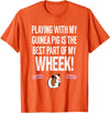 Guinea Pig Accessories and Shirts WHEEK! Funny Guinea Pig Tshirt | Guinea Pig Owner Gift T-Shirt - Orange