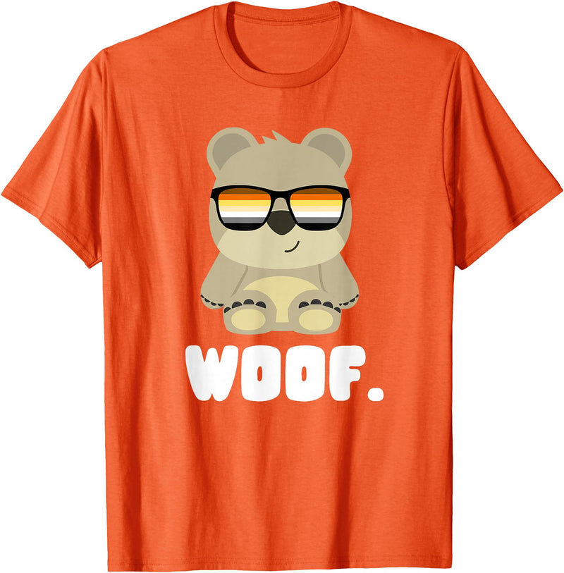 LGBT Bear Community Woof - CSD Bears Gay T-Shirt - Orange