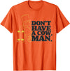 The Simpsons Dont Have a Cow, Man Bart Simpson Skateboard T-Shirt - Orange