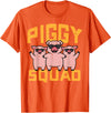 Pig Lover Shirts For Men Women Kids Pig Lover Piggy Squad Hog Farmer Crew Swine Women Men Kids T-Shirt - Orange