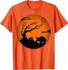 Spurred Tortoise Halloween African Sulcata Tortoise Halloween T-Shirt - Orange