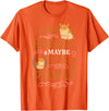 Cute Hamster I Like Hamsters & Maybe Like 3 People T-Shirt - Orange
