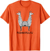 Pushmi-Pullyu Llama Funny Alpaca Llama Style, Pushmi-Pullyu Yoga T-Shirt - Orange