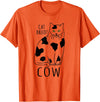 FandomizedRose My cat is a cow Cat memes Funny Feline breed T-Shirt - Orange