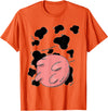 Artsthetic Collection: Halloween Cow Udder Costume T-Shirt - Orange