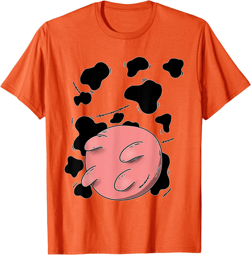 Artsthetic Collection: Halloween Cow Udder Costume T-Shirt - Orange