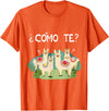 Spanish Shirt | Llama Tee | Funny Spanish Shirt Funny Spanish Tee, Como Te Llama, Llama Tshirt T-Shirt - Orange