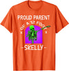 Halloween Clothing & Costumes Proud Parent of A 12 Foot Skelly - Halloween Skeleton T-Shirt - Orange
