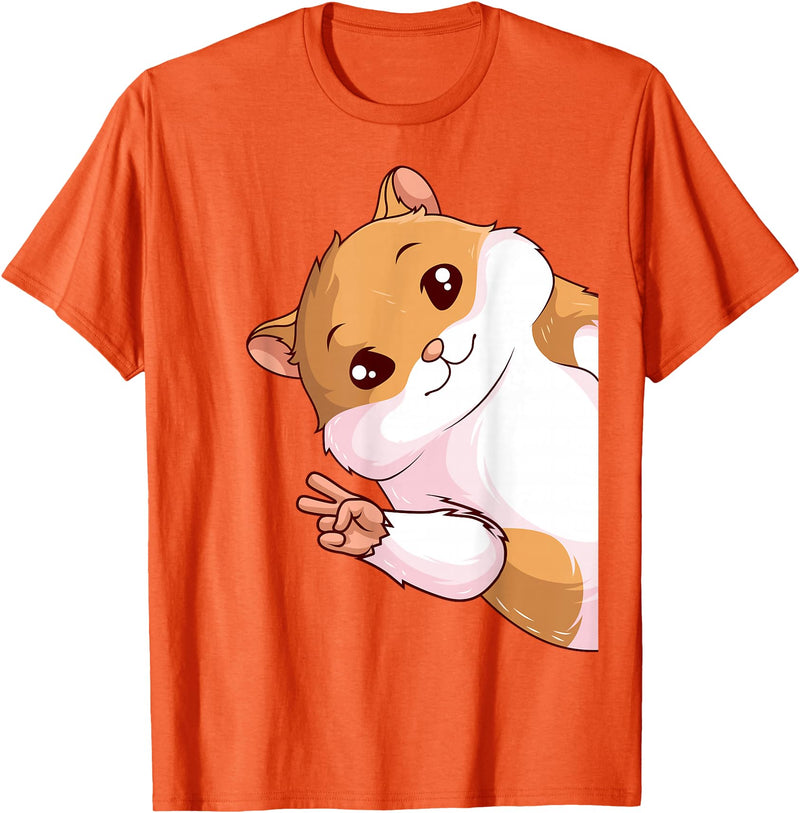 Hamster Children Girls Boys T-Shirt - Orange