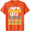 Funny Pig Show Grandma For Mother's Day Pig Show Grandma Funny Pig Show Grandmother T-Shirt - Orange