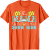 Proud Pig Show Mom Mother's Day Proud Pig Show Mom Pig Show Mother Pig Show Mama T-Shirt - Orange