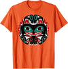 Tribal America Alaska Native American Art Tlingit Eagle Tribal Bear Clan T-Shirt - Orange
